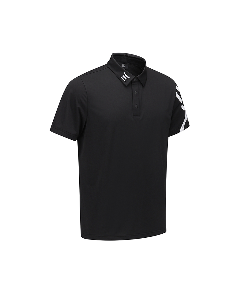 GG Men's Sleeve Print Short Sleeve T-Shirt - Black