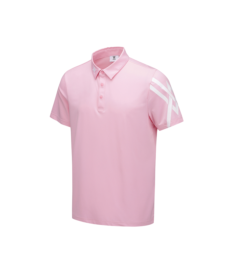 GG Men's Sleeve Print Short Sleeve T-Shirt - L/Pink
