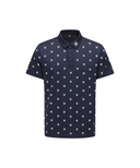 GG Men's Monogram Short Sleeve T-Shirt - Navy