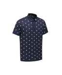 GG Men's Monogram Short Sleeve T-Shirt - Navy