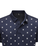 GG Men's Monogram Short Sleeve T-Shirt - Navy