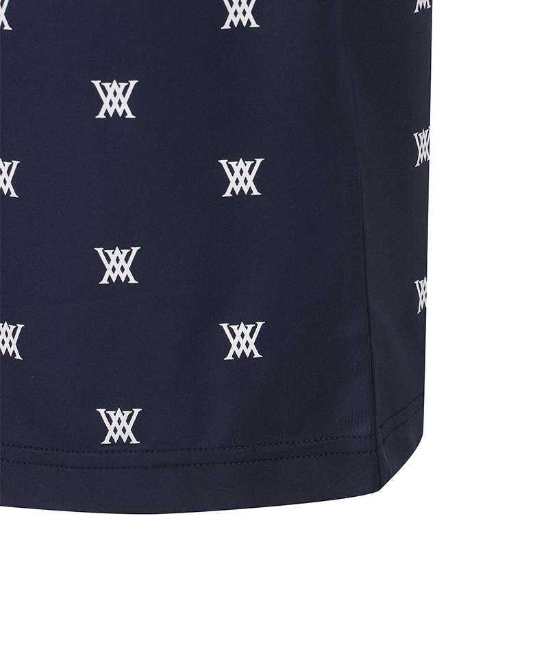 GG Men's Monogram Short Sleeve T-Shirt - Navy