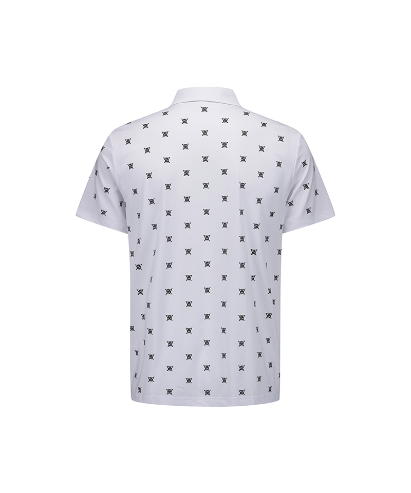 GG Men's Monogram Short Sleeve T-Shirt - White