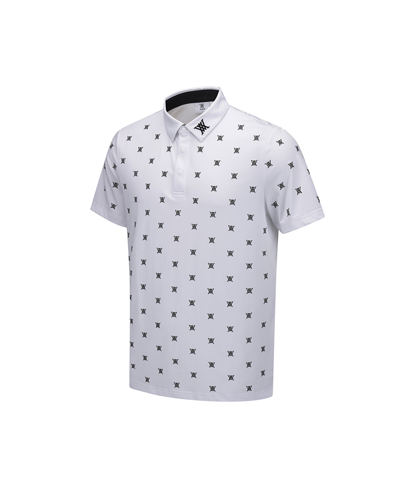 GG Men's Monogram Short Sleeve T-Shirt - White