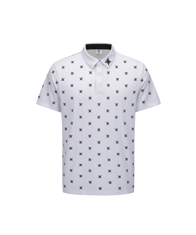 GG Men's Monogram Short Sleeve T-Shirt - White