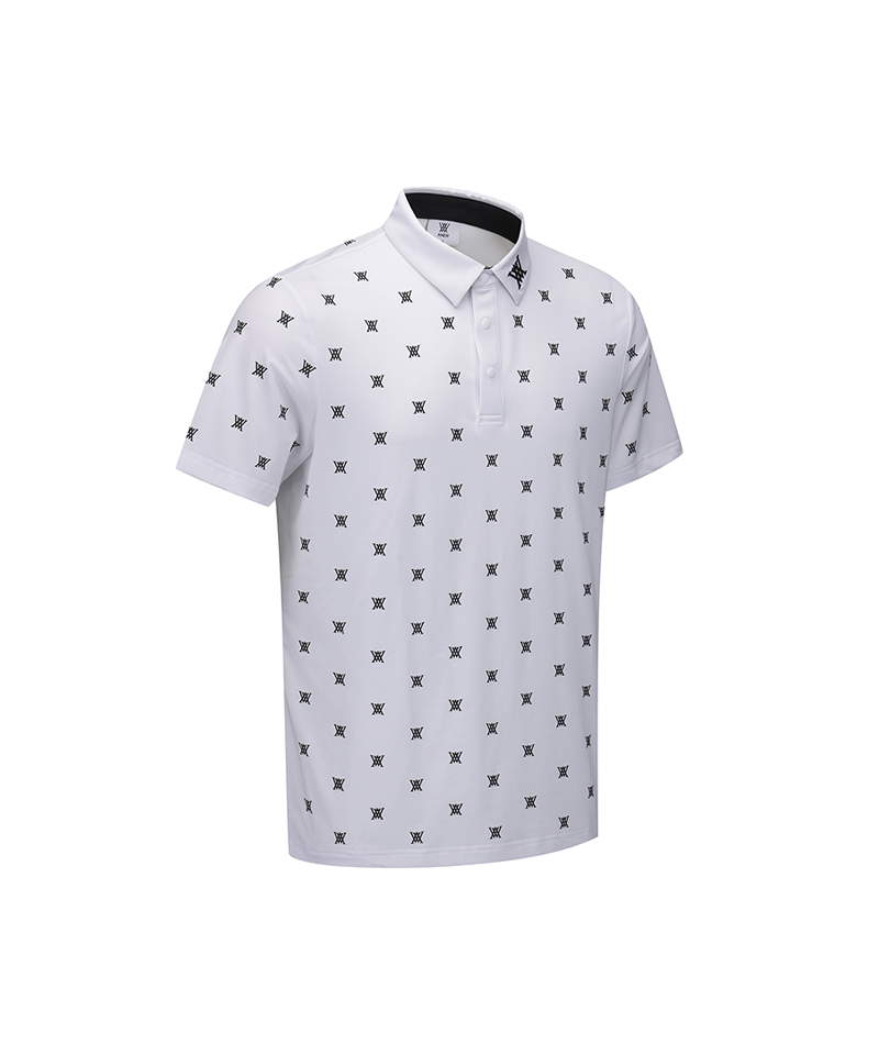 GG Men's Monogram Short Sleeve T-Shirt - White