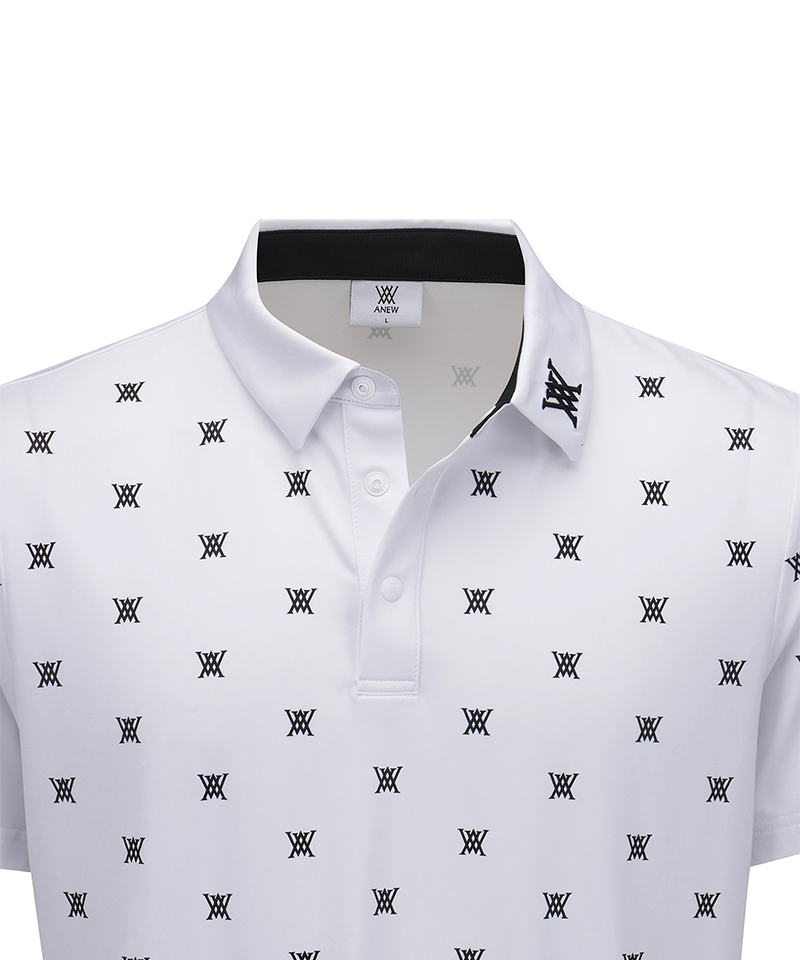 GG Men's Monogram Short Sleeve T-Shirt - White