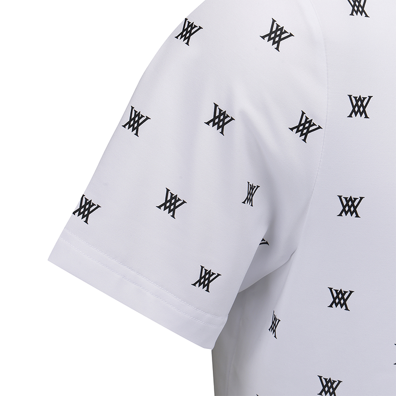 GG Men's Monogram Short Sleeve T-Shirt - White