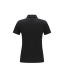 Women's SM Collared Short T-Shirt - Black