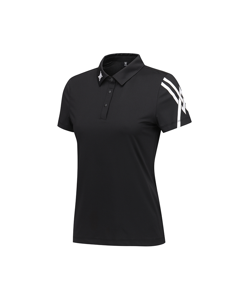 GG Women's Sleeve Print Short Sleeve T-Shirt - Black