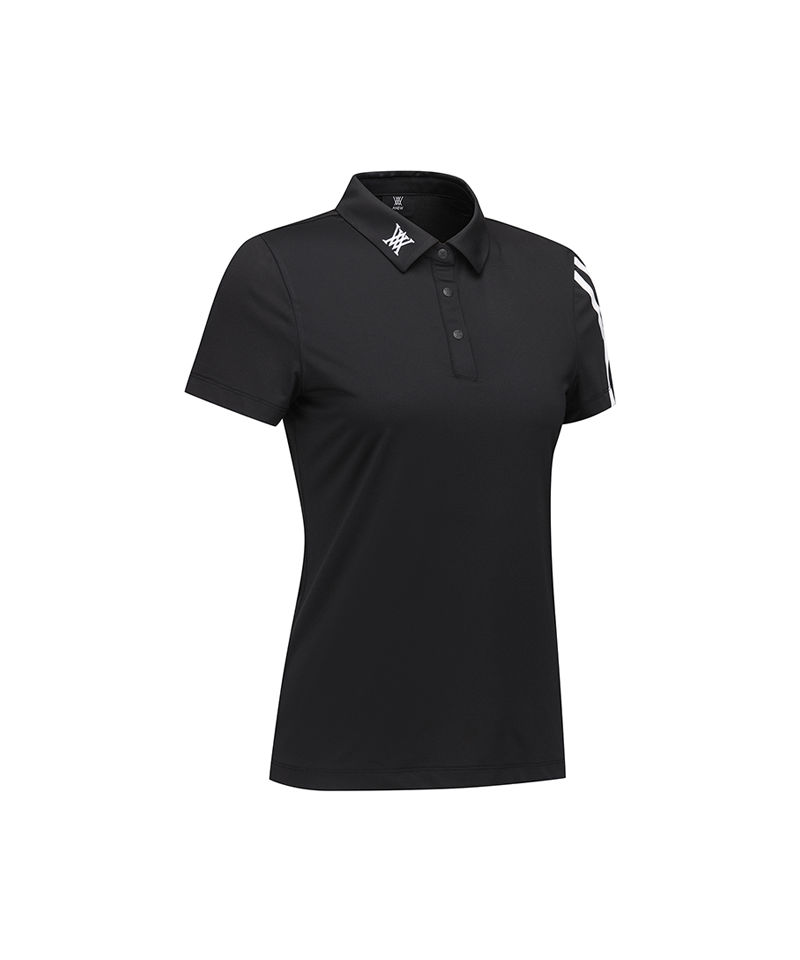 GG Women's Sleeve Print Short Sleeve T-Shirt - Black