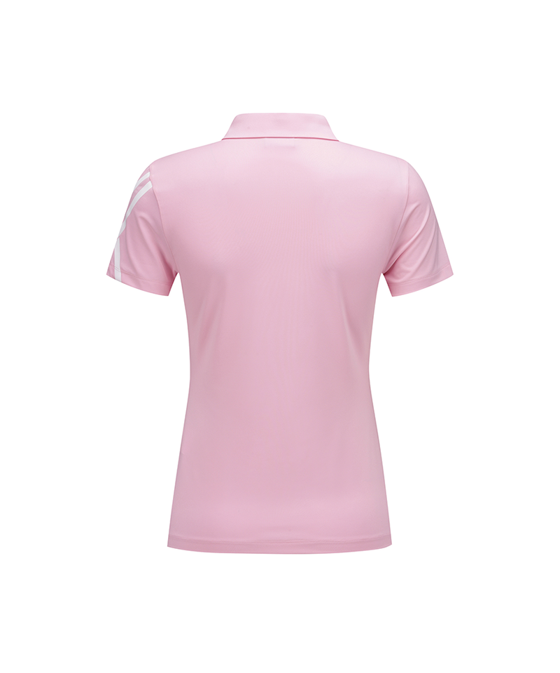 Women's Sleeve Print Short Sleeve T-Shirt - Pink
