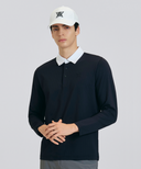 Men's Contrast Collar T-Shirt - Black