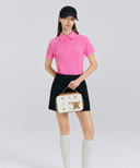 Uni Logo Stitch Square Pouch - Ivory