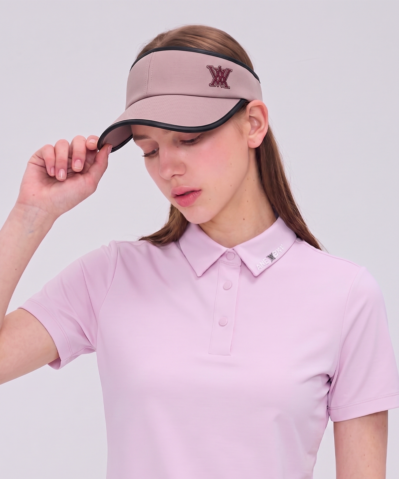 Women's Centre Incision Visor - Light Pink
