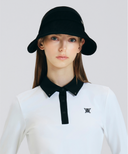Women's Layered Wide Visor - Black