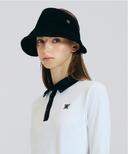 Women's Layered Wide Visor - Black