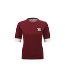 Women's Transition Short Sleeve Sweater - Burgundy