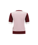 Women's Transition Short Sleeve Sweater - Burgundy