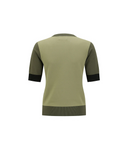 Women's Transition Short Sleeve Sweater - Khaki
