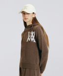 Women's Comfort Hoodie Knit - Brown