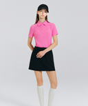 Women's Logo Embo A Line Skirt - Black