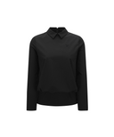 Women's Faux Layered T-Shirt - Black