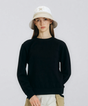 Women's Jacquard Sweatshirt - Black