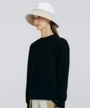 Women's Jacquard Sweatshirt - Black