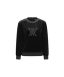 Women's Velvet Sweatshirt - Black