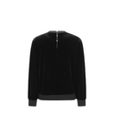 Women's Velvet Sweatshirt - Black