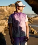 Men's Gradation Hooded Vest - Purple