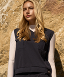 Women's Big Pocket Vest - Navy