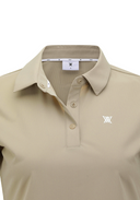 Women's Hybrid Solid T-Shirt - Beige