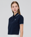 Women's Rope Logo T-Shirt - Navy