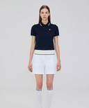 Women's Rope Logo T-Shirt - Navy