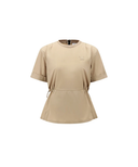 Women's Layered Anorak T-Shirt - Beige