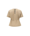 Women's Layered Anorak T-Shirt - Beige