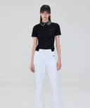 Women's Logo Point Short T-Shirt - Black