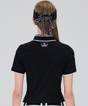 Women's Logo Point Short T-Shirt - Black