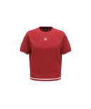 [Signature] Women's Air Dot Round Short T-Shirt - Red