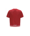 [Signature] Women's Air Dot Round Short T-Shirt - Red