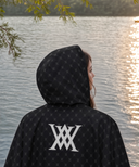 Women's Logo Dot Rain Cape - Black