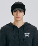 Uni Fabric Mix Earband Cap - Dark Grey