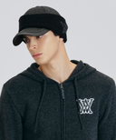 Uni Fabric Mix Earband Cap - Dark Grey