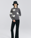 Women's Brush Logo Sweater - Dark Grey
