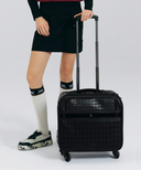 Uni Stud Vintage Wheel Boston Bag - Black