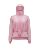 Women's Mid Length Hooded Jacket - Pink