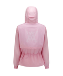 Women's Mid Length Hooded Jacket - Pink
