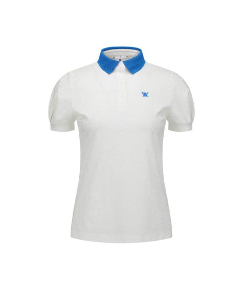 ☆ANEW GOLF☆ アニュー　レディースシャツ Women's Back Zip T - Shirt - White – Anew Golf USA